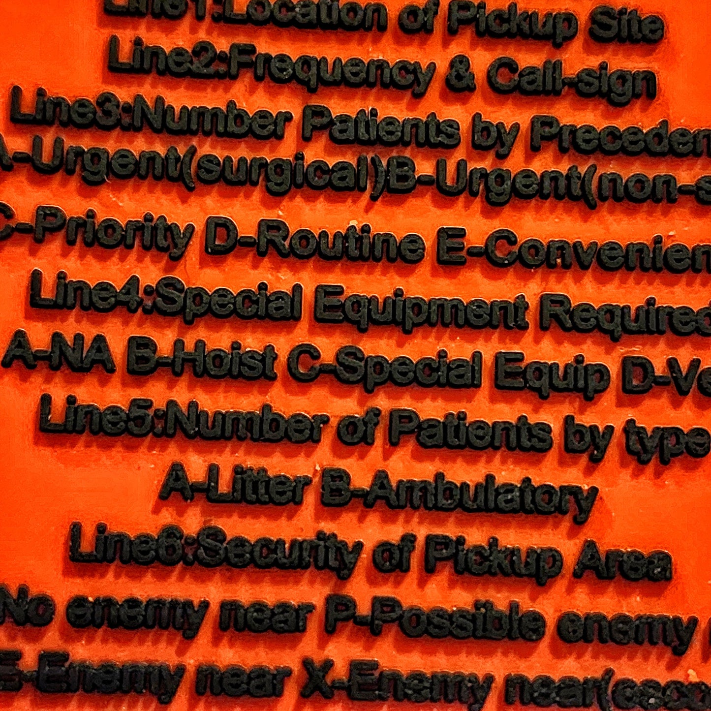 Storage Pocket Patch: Nine Line MedEvac