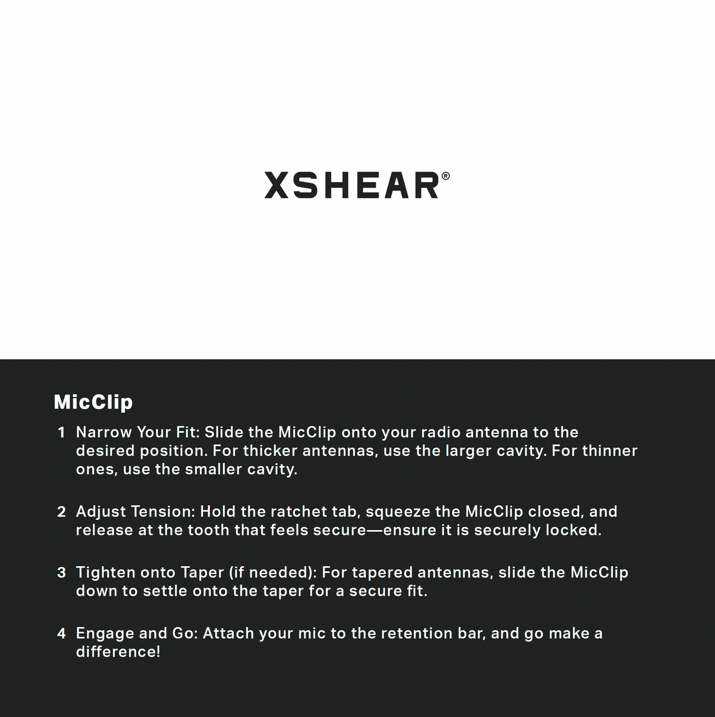 XShear MicClip