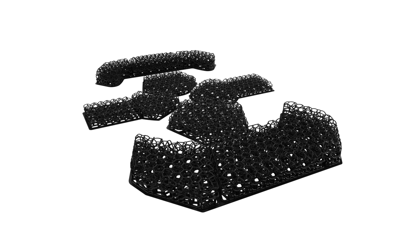 HHV® Micro Lattice Impact Helmet Pads – Hard Head Veterans