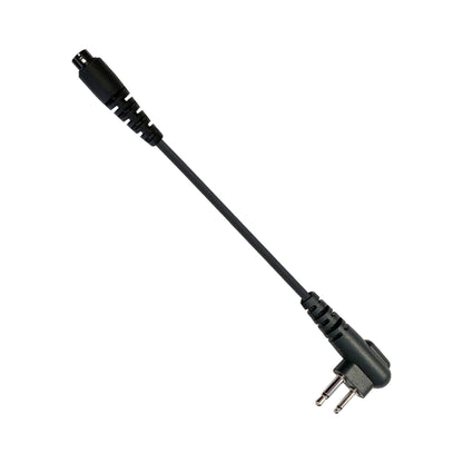 PolTact V2 Tactical Comms Helmet Headset w/ Active Hearing Protection - Yaesu 2 Pin: FT-65, FT25, FT-4XR, FT-4VR