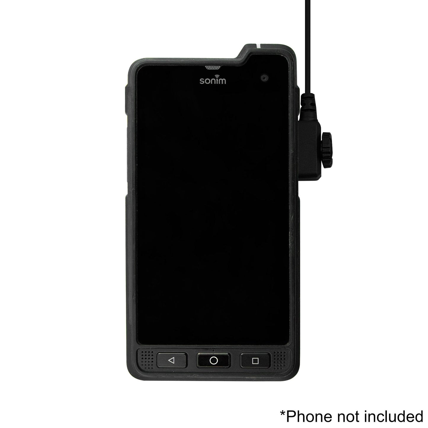 Tactical Radio Adapter/PTT for Headset w/ Quick Disconnect(Hirose): (w/ Electret Mic): US/Civilian/"Peltor" Wiring, Select ComTac III, XPI Models & Select Helicopter Headsets - Sonim XP5, XP5plus, XP5s, XP8, XP10, SoftBank