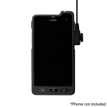 Tactical Radio Adapter/PTT for Headset w/ Quick Disconnect(Hirose): (w/ Electret Mic): US/Civilian/"Peltor" Wiring, Select ComTac III, XPI Models & Select Helicopter Headsets - Sonim XP5, XP5plus, XP5s, XP8, XP10, SoftBank