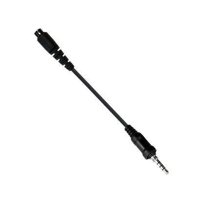 Tactical Radio Adapter/PTT for Headset w/ Quick Disconnect(Hirose): NATO/Military Wiring, Gentex, Ops-Core, OTTO, 3M Peltor ComTac, XPI, Helicopter, & More - Vertex Standard, Yaesu, Horizon, Icom & Vertex Single Pin 3.5mm Twist On Connector