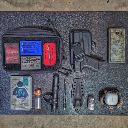 Storage Pocket Patch - Urban Land-Nav w/ Strip Map Diagram and Contingency Navigation Tactics