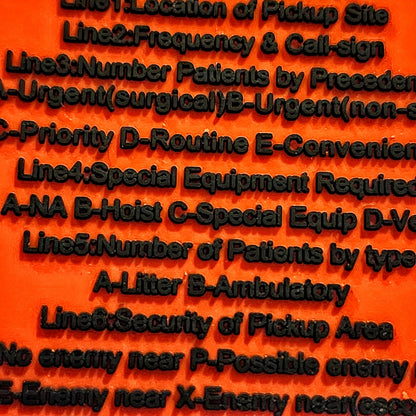 Storage Pocket Patch: Nine Line MedEvac