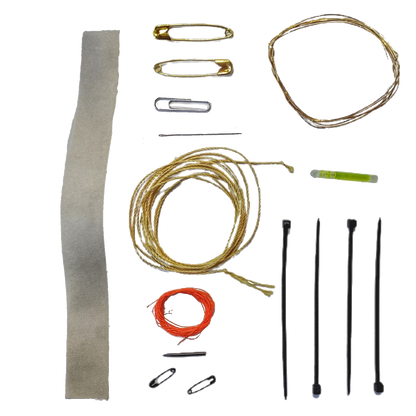 Urban Carry Strap - EDC Bracelet with Pry Bar, Firestarter, Kevlar Saw and Cuff Key or LED Flashlight.
