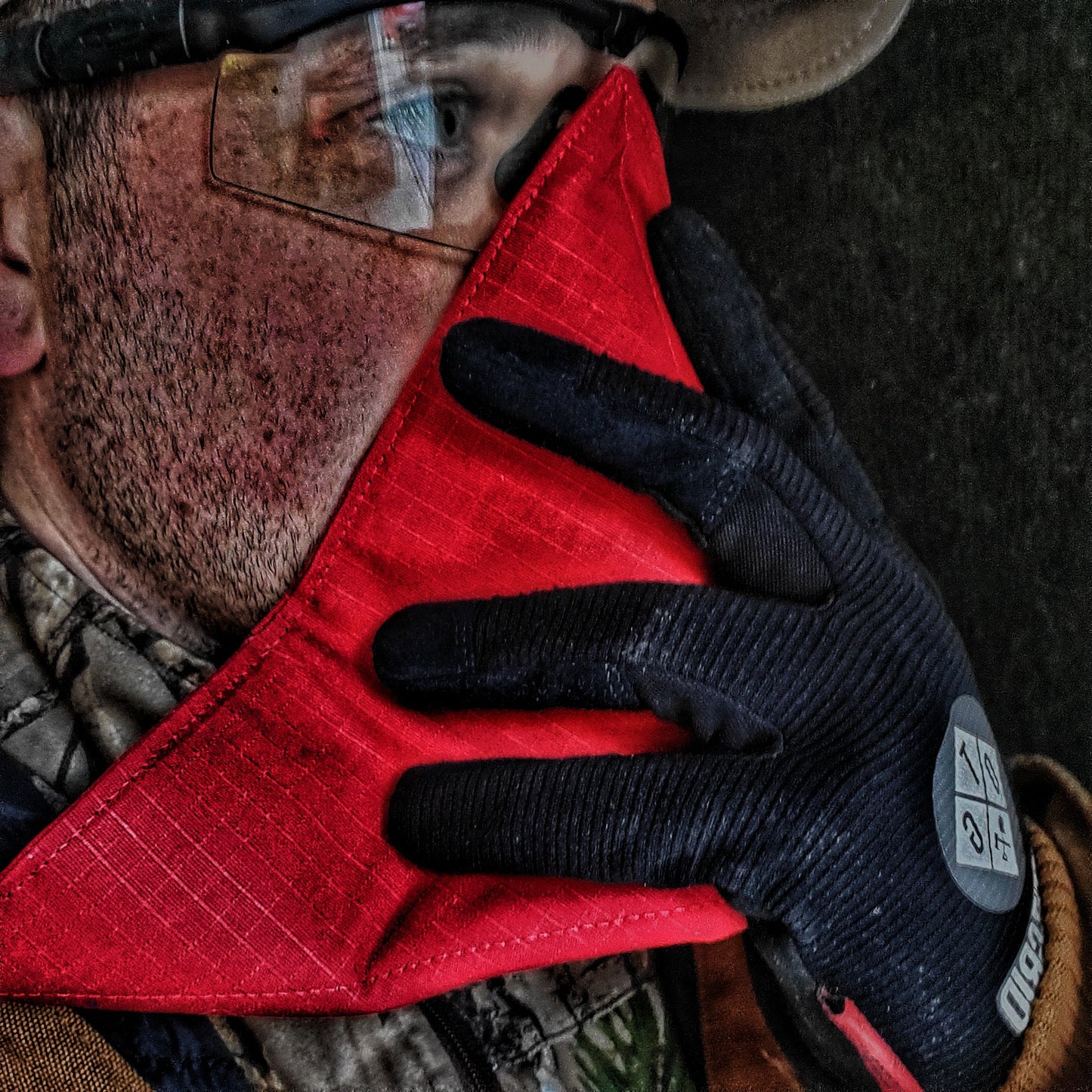 Filter Bandana - Water Pre-Filtration and Air-Contaminant Face Barrier.
