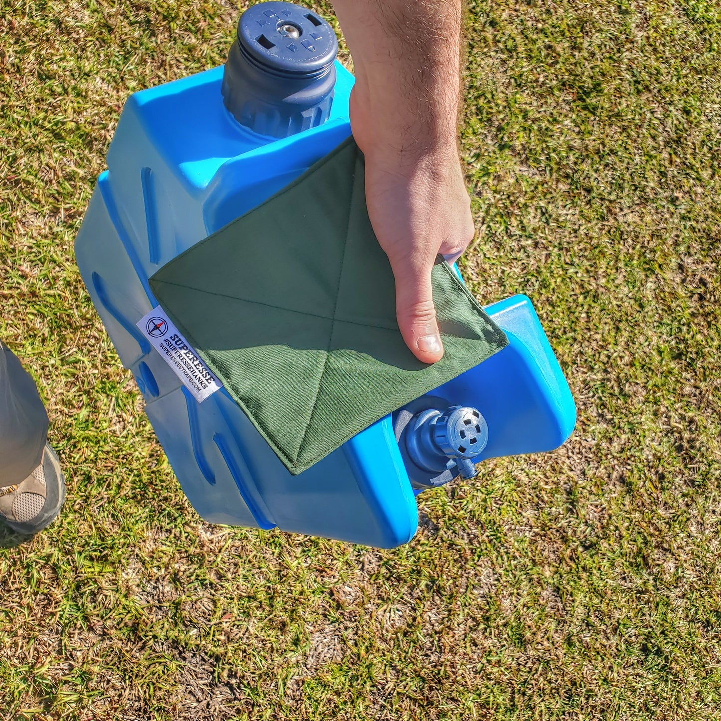 Filter Bandana - Water Pre-Filtration and Air-Contaminant Face Barrier.