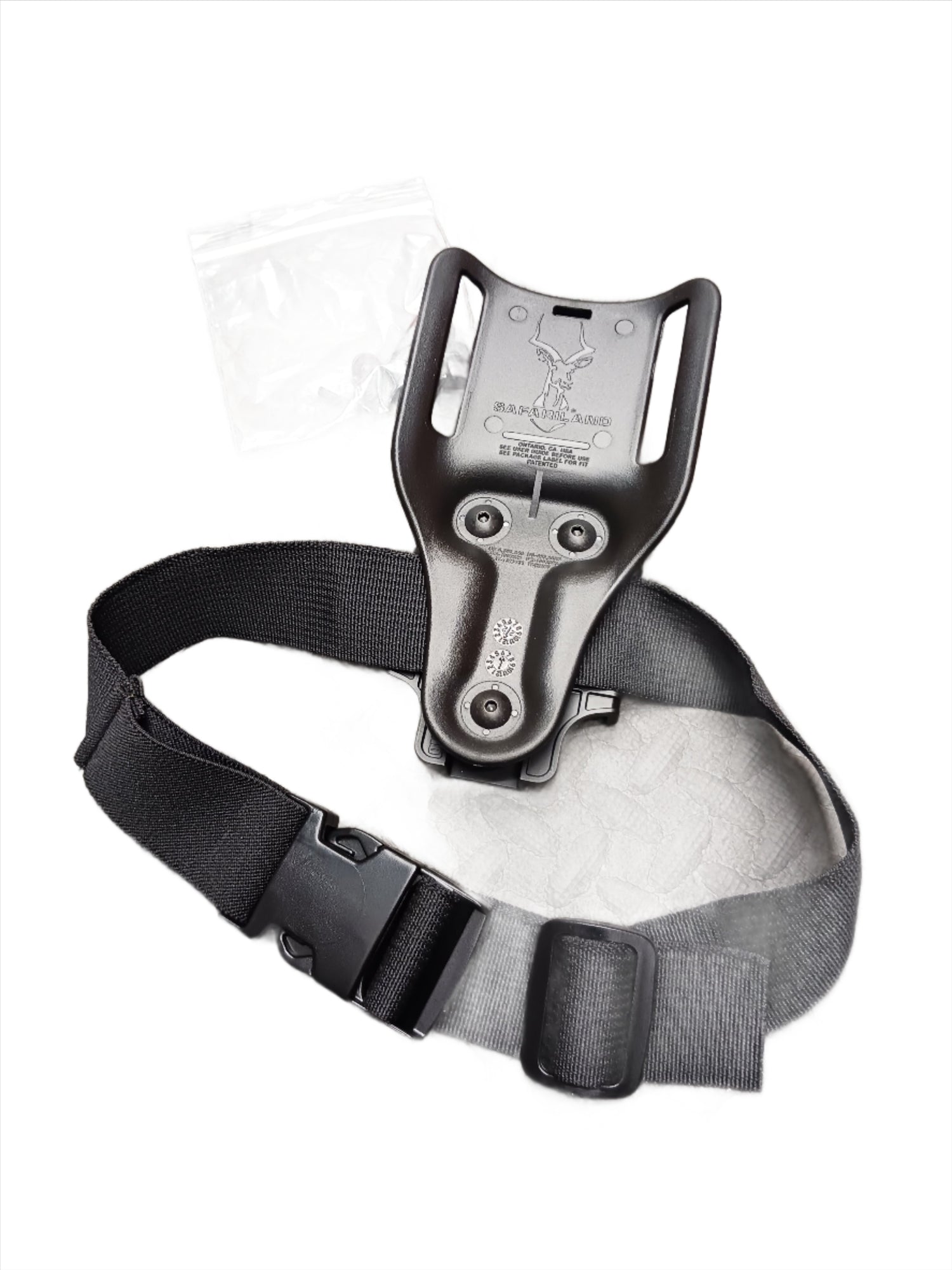 Preassembled Tactical QLS Holster Rig with AGS Thigh Strap and UBL Midride Adapter