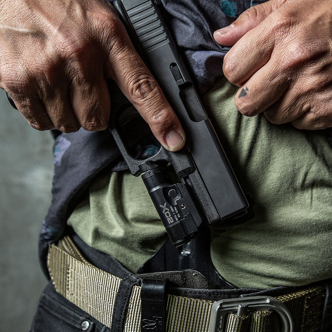 SureFire XC2-B | Ultra-Compact LED/Laser Handgun Light | 300 Lumens