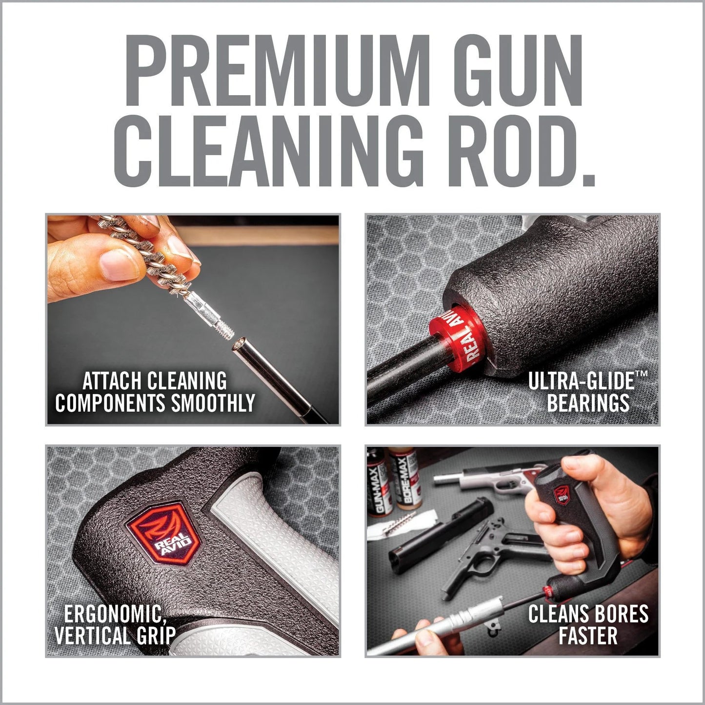 Bore-Max Smart Rod Handgun – 9″ Carbon Fiber