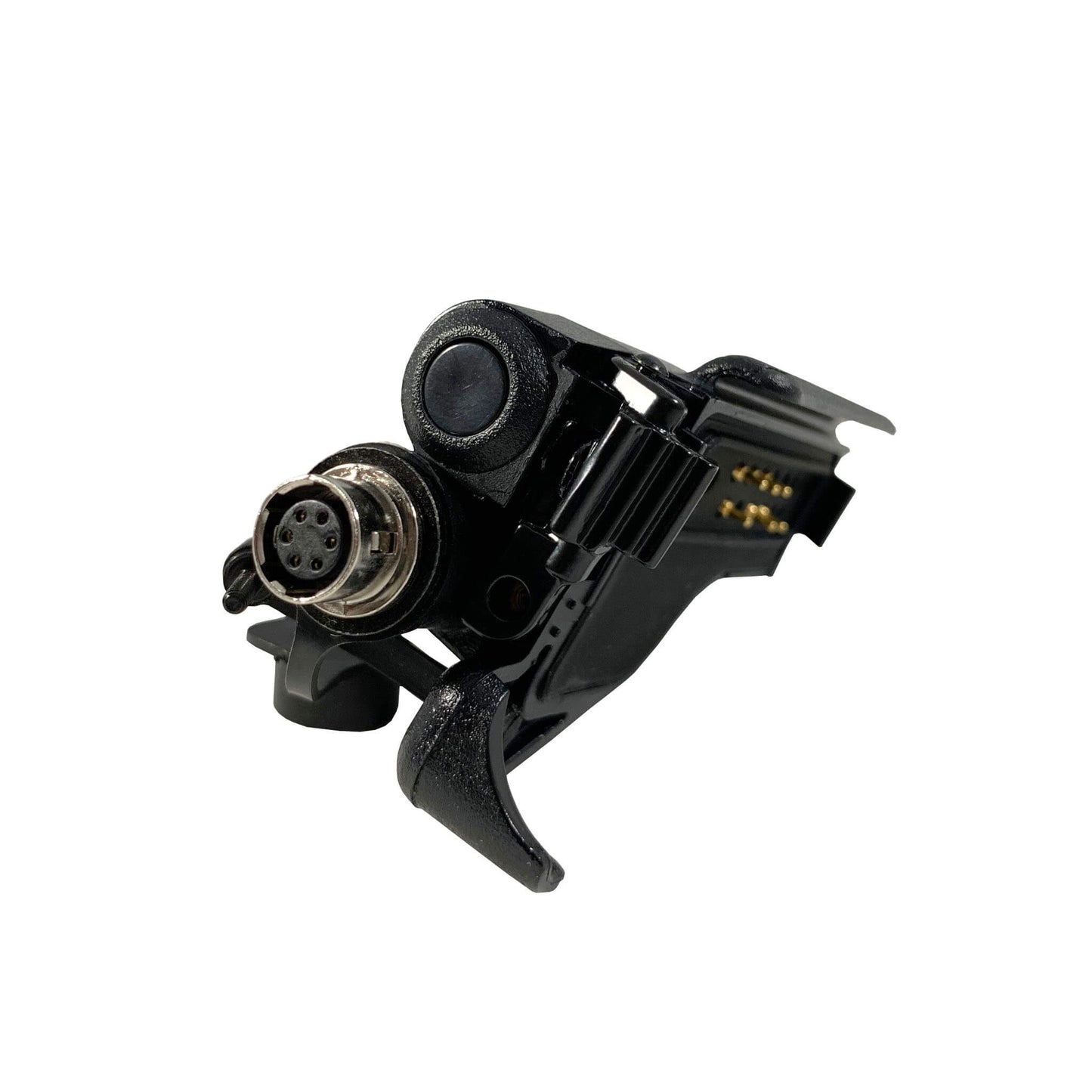 Tactical Radio Amplified PTT for Headset w/ Quick Disconnect(Hirose): US/Civilian/"Peltor" Wiring, Select ComTac III, XPI Models & Select Helicopter Headsets - EF Johnson: All 51, 5000, 5100, 7700, 8100 Series, Ascend, Kenwood VP400, VP600, VP900 & More