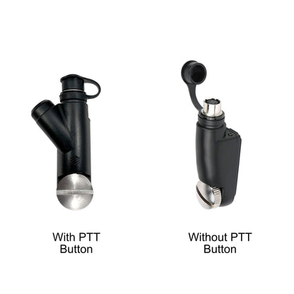 Velcro Mic & Earpiece Radio Kit w/ Quick Disconnect (Hirose) - Harris XL-150/P, XG-100/P, XL-185/P/Pi, XL-200/P/Pi, XL-400