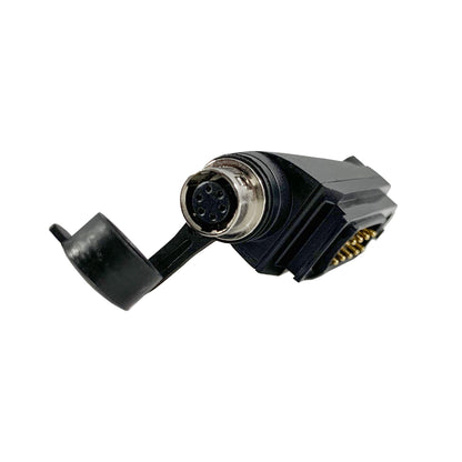 Tactical Radio Adapter/PTT for Headset w/ Quick Disconnect(Hirose): NATO/Military Wiring, Gentex, Ops-Core, OTTO, 3M Peltor ComTac, XPI, Helicopter, & More - Harris/Tait TP3000/7110/7100/8000/9000 Series