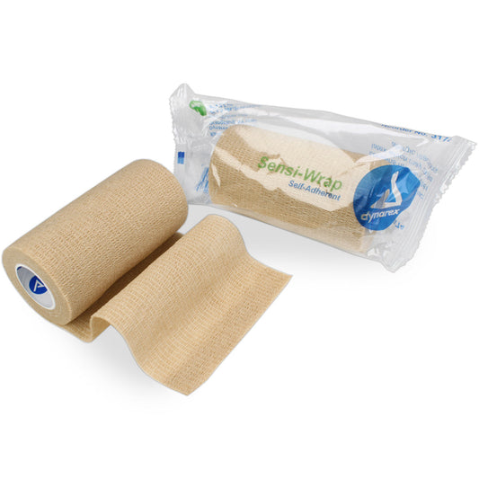 Sensi Wrap, Self-Adherent - 4" x 5 yds, Tan, 1 each