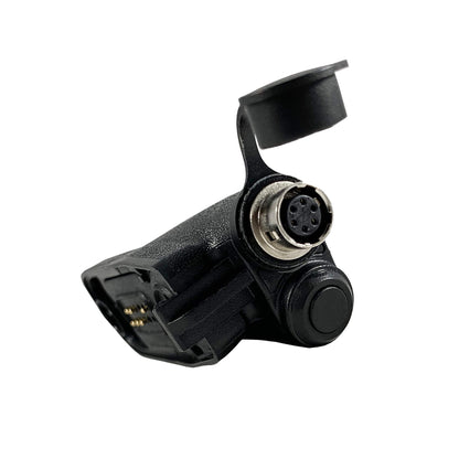 Tactical Radio Amplified PTT for Headset w/ Quick Disconnect(Hirose): NATO/Military Wiring, Gentex, Ops-Core, OTTO, 3M Peltor ComTac, XPI, MSA, Helicopter, & More - Motorola: APX (Apex) Series, XPR Series, SRX2200, & More