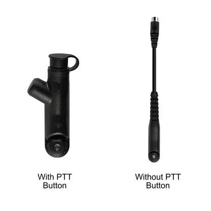Tactical Radio Adapter/PTT for Headset w/ Quick Disconnect(Hirose): NATO/Military Wiring, Gentex, Ops-Core, OTTO, 3M Peltor ComTac, XPI, Helicopter, & More - Motorola R7, MXP600, ION & N Series
