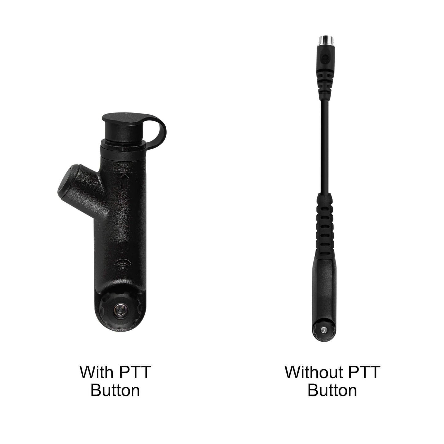 Tactical Braided Fiber Mic & Tube Earpiece Kit w/ Quick Disconnect (Hirose) Connector - Motorola R7, MXP600, ION & N Series