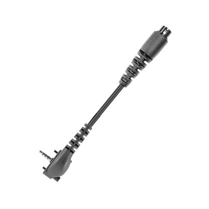 Straight Cable Loud Speaker Hand Mic w/ Quick Disconnect (Hirose) Connector - Vertex: 1 Pin w/ Security Screws