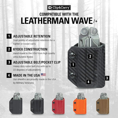 Kydex Sheath for the Leatherman Wave & Wave+