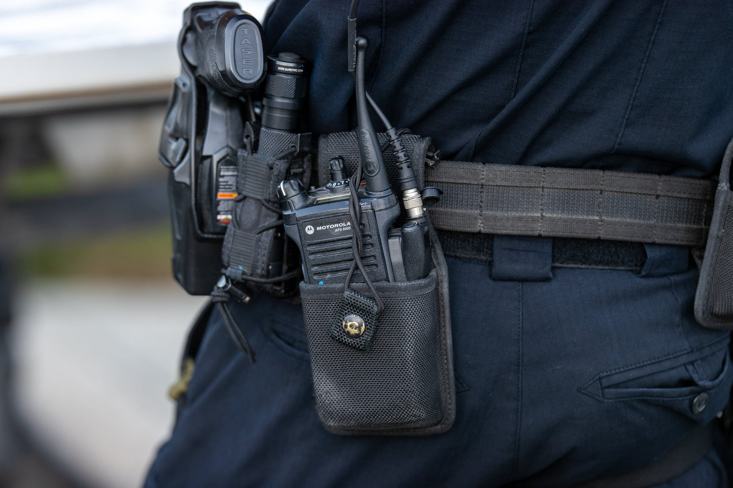 Tactical Radio Amplified PTT for Headset w/ Quick Disconnect(Hirose): NATO/Military Wiring, Gentex, Ops-Core, OTTO, 3M Peltor ComTac, XPI, MSA, Helicopter, & More - Motorola: XTS Series, HT/JT1000, MT/MTS2000, MTX838/900/8000/9000, PR1500 & More