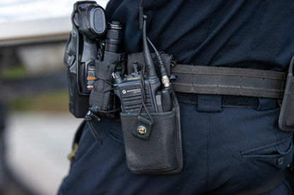 Velcro Mic & Earpiece Radio Kit w/ Quick Disconnect (Hirose) - Motorola: APX (Apex) Series, XPR Series, SRX2200, & More