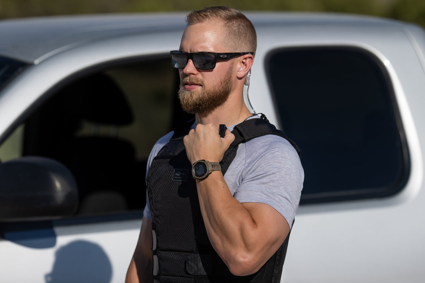 Velcro Mic & Earpiece Radio Kit w/ Quick Disconnect (Hirose) - Motorola: APX (Apex) Series, XPR Series, SRX2200, & More