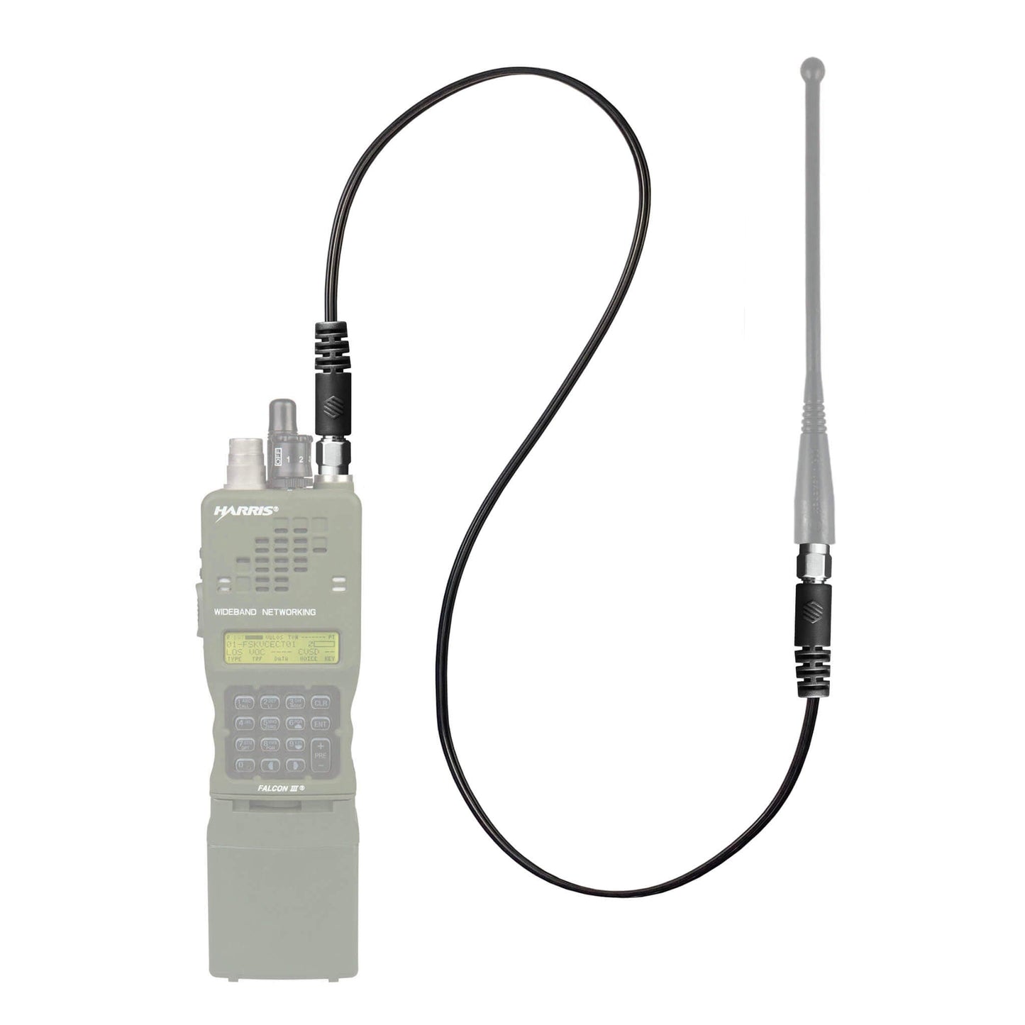 Tactical Antenna Relocation Kit(No Antenna Pouch) - Military Radios: Harris, Thales, Tri, PRC, Falcon Series, MBITR Series