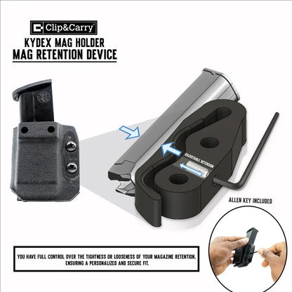 Adjustable Kydex IWB/OWB Mag Holder