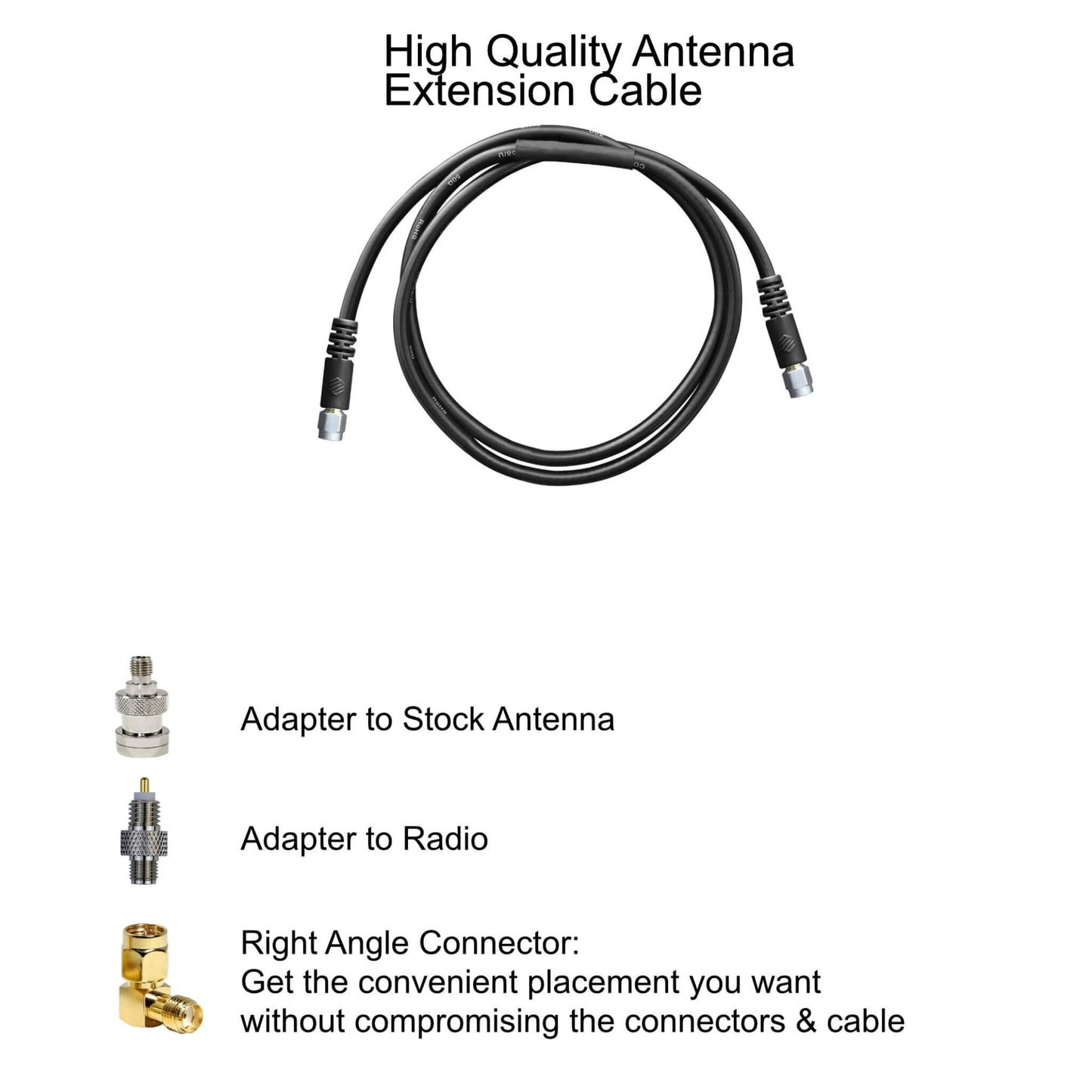 Tactical Antenna Relocation Kit(No Antenna Pouch) - Harris & M/A-Com Public Safety Radios