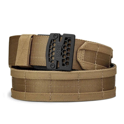 Coyote Battle Belt complete tactical kit with buckle and accessories main view
