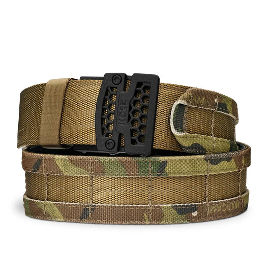 Multicam B1 Complete Tactical Battle Belt Kit main product image with buckle and nylon webbing