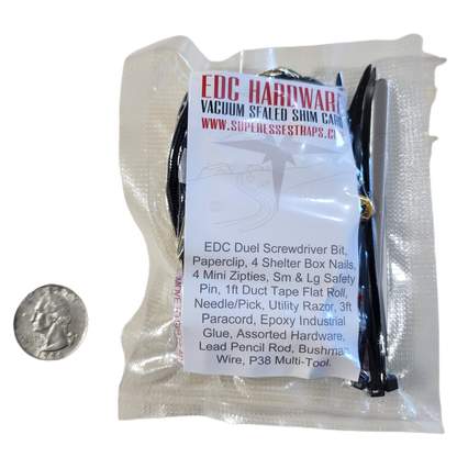 Shim Personal Survival Cards - Wallet Size Vacuum Sealed Survival Packets