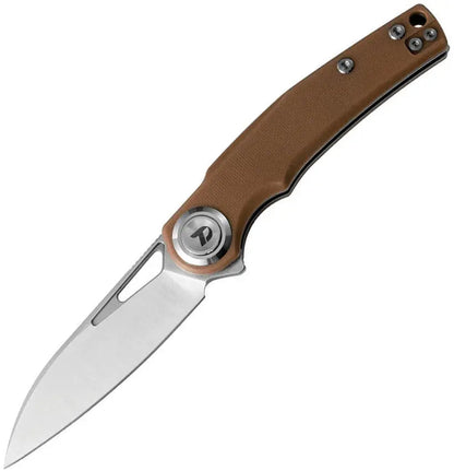 Dreamtech Brown Button Lock Folding Knife