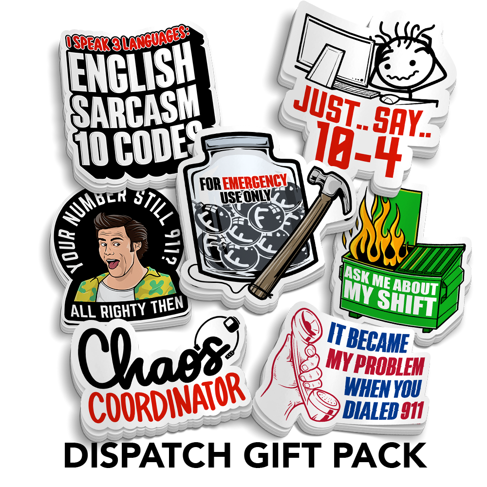 Dispatch Star Sticker Dispatch | Sticker Gift Packs – Police Gear Company