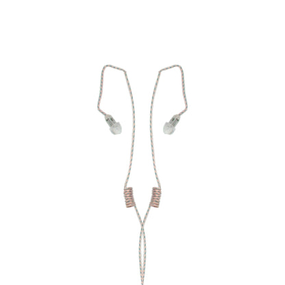 Invisible Series: The Ultimate Discrete Monitor Only IFB Dual Earpiece- 48 Inch Cable w/ 3.5mm(mini plug) Anchor/Broadcaster Earset