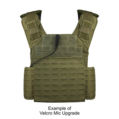 Patrol Mic & Invisible Series Tubeless Earpiece Complete Tactical Kit w/ Quick Disconnect (Hirose) - Motorola XTS Series, HT/JT1000, MT/MTS2000, MTX838/900/8000/9000, PR1500 & More