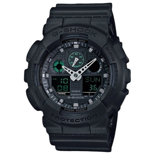 Casio G-Shock Black/Green GA100MB-1A Watch