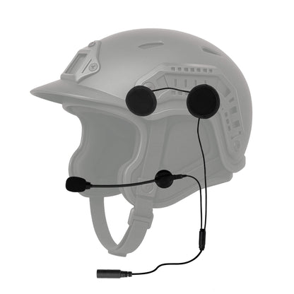 In Helmet & Push To Talk Kit - Quick Disconnect (Hirose): EF Johnson 51, 5000, 5100, 7700, 8100 Series, Ascend, Kenwood VP400, VP600, VP900 & More