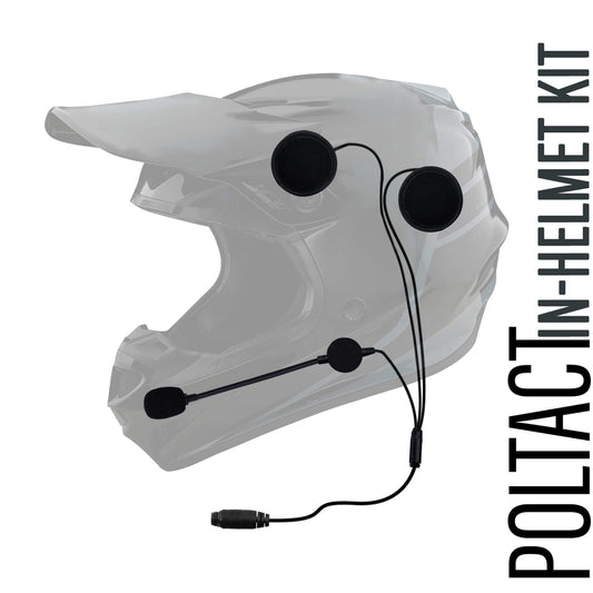 In Helmet & Push To Talk Kit - Quick Disconnect (Hirose): EF Johnson 51, 5000, 5100, 7700, 8100 Series, Ascend, Kenwood VP400, VP600, VP900 & More
