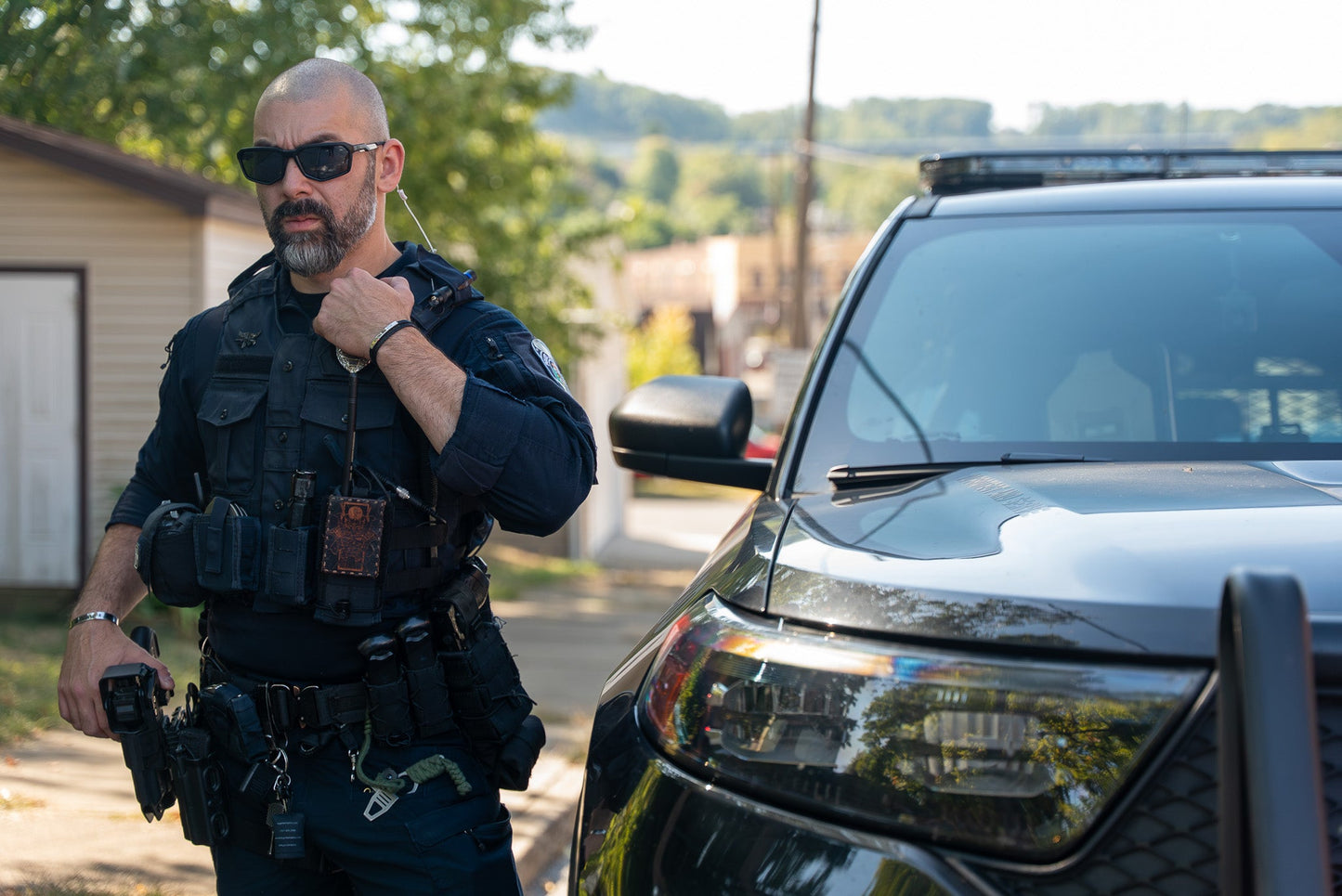 Braided Fiber Tactical Mic & Invisible Series Tubeless Earpiece Complete Kit w/ Quick Disconnect (Hirose) - Motorola XTS Series, HT/JT1000, MT/MTS2000, MTX838/900/8000/9000, PR1500 & More