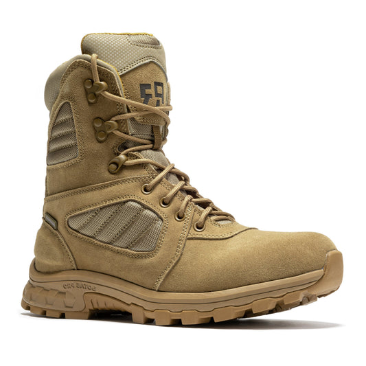ROCKROOSTER Burano Coyote 8 inch Suede Leather Waterproof Tactical & Military Boots AB540