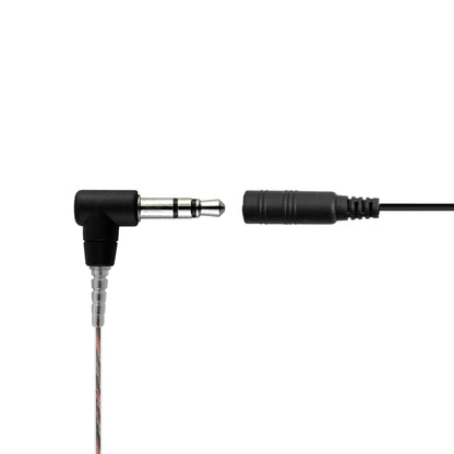 Patrol Mic & Invisible Series Tubeless Earpiece Tactical Kit w/ Quick Disconnect (Hirose) Connector- Replacement/Upgrade Kit