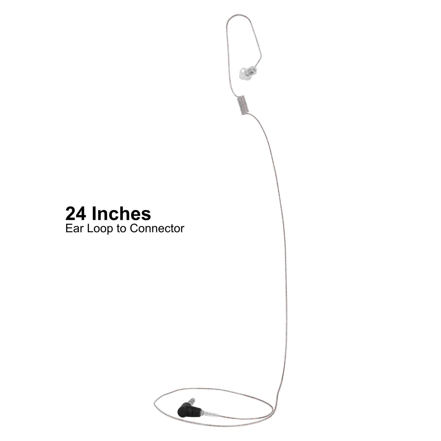 Patrol Mic & Invisible Series Tubeless Earpiece Tactical Kit w/ Quick Disconnect (Hirose) Connector- Replacement/Upgrade Kit