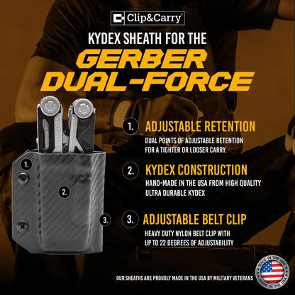 Kydex Sheath for the Gerber Dual-Force