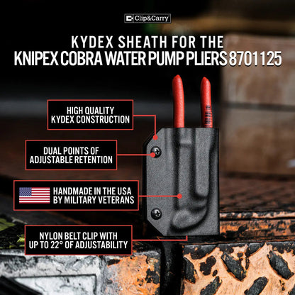 Kydex Sheath for the Knipex Cobra 125 Pliers
