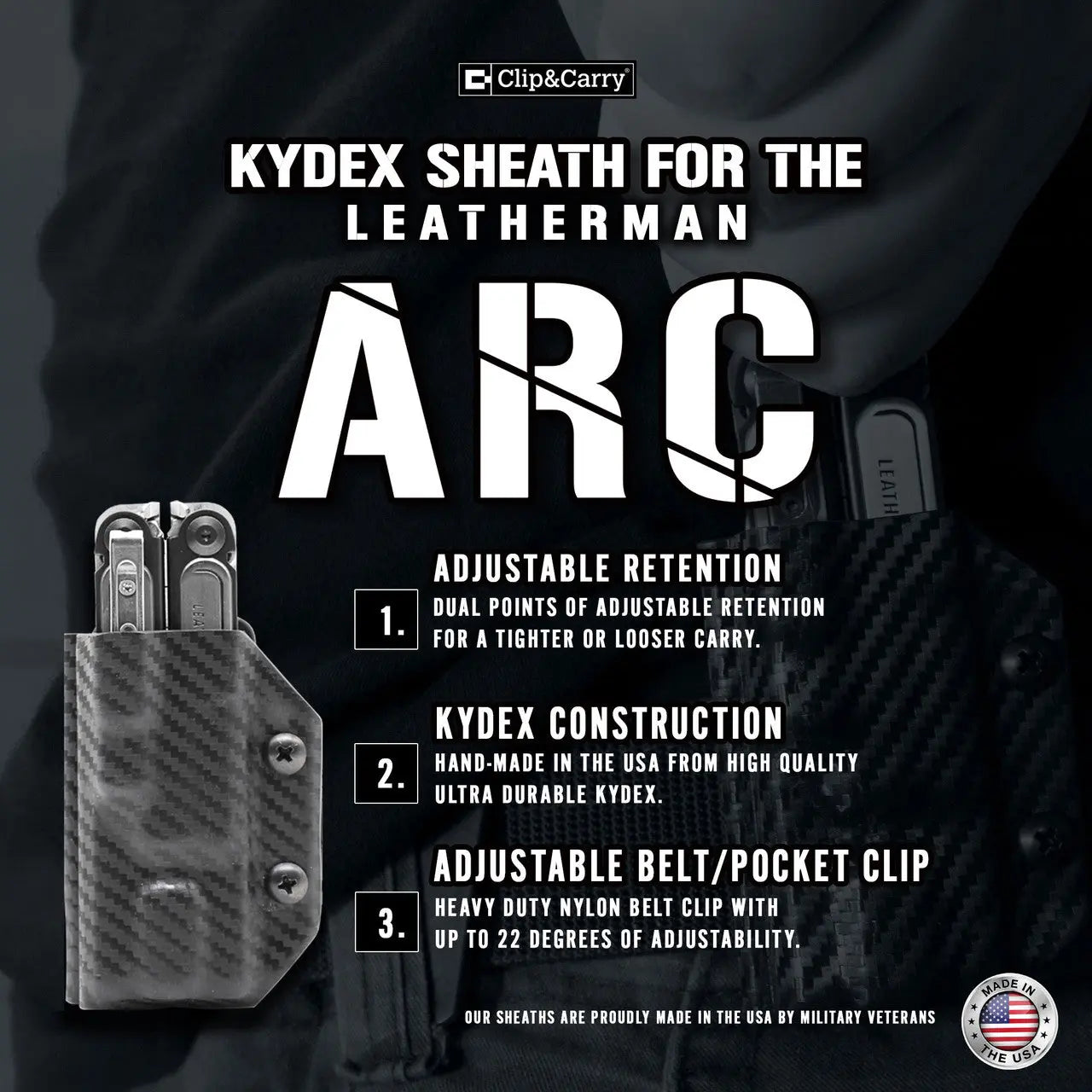 Kydex Sheath for the Leatherman Arc