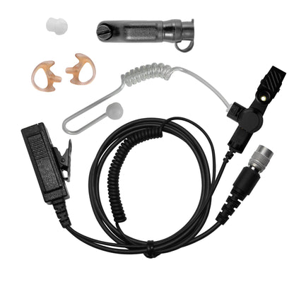 Mic & Earpiece Radio Kit - Quick Disconnect (Hirose) Icom IC-F306IT/S, IC-F30G, IC-F30GS, IC-F30GT, IC-F3161, IC-F31GS, IC-F31GT, IC-F406IT/S, IC-F40G, IC-F40GS, IC-F40GT, IC-F4161, IC-F50, IC-F50V, IC-F60, IC-F60V, IC-F70, IC-F80, IC-M88 & More