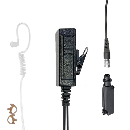 Mic & Earpiece Radio Kit - Quick Disconnect (Hirose) Sepura Tetra STP8000, STP9000, SBP/SCP/SEP8000, SC20, SC21 & more