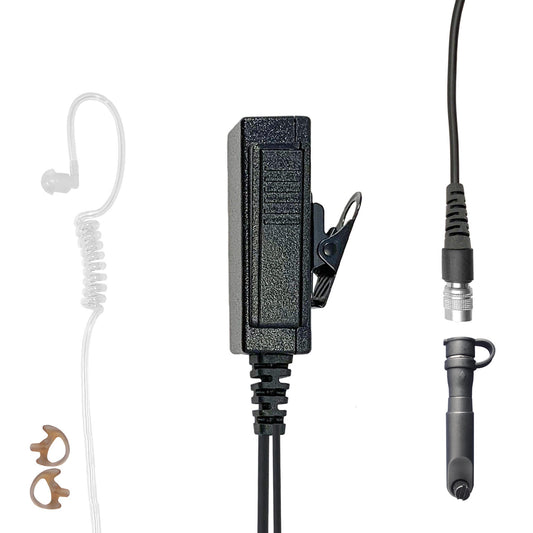 Mic & Earpiece Radio Kit - Quick Disconnect (Hirose) Harris(L3Harris) HPD250 Momentum & More